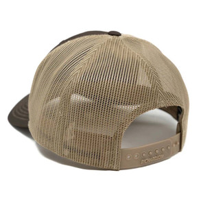 Back Image of the First Lite Elk Patch Trucker Hat.