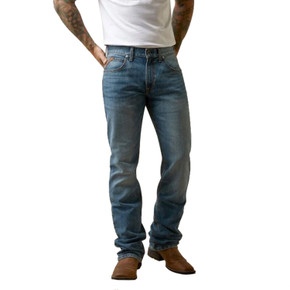 Front Model Image of the Ariat M5 Straight Hansen Straight Jean.
