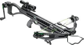 Image of the CenterPoint AT400 Composite Crossbow with Scope and Carbon Arrows.