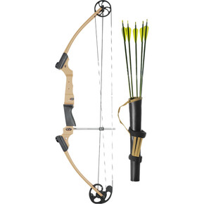 Image of the Genesis Bow Set in Sand, Right Handed.