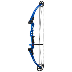 Image of the Genesis Bow in Blue, Left Handed.