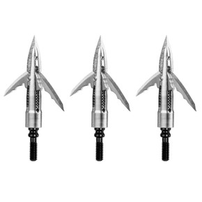 3 Pack Image of the Bowmar Archery Beast 2.3" COC Titanium Broadheads.