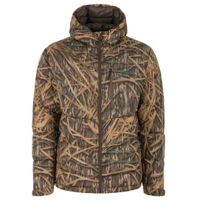 Image of the Drake Waterfowl BMF Down Jacket in Mossy Oak Original Shadow Grass