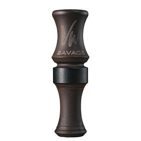 Image of the Vendetta Savage Single Reed Duck Call in Matte Brown.