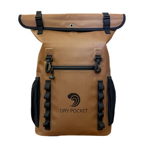 Image of the Dry Pocket Waterproof Floating Backpack Dry Bag in Coyote Brown