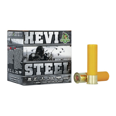 Hevi-Shot 20 Gauge 3" 7/8 oz. 1400 FPS Hevi Steel Shotgun Shells Image