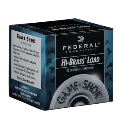 Game Shok Upland - .410 Bore, 2 1/2", 1/2oz, 1200FPS, Hi Brass, Case of 250