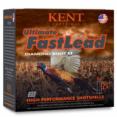 12 Gauge 2 3/4" 1 1/4oz 1345FPS Ultimate FastLead Diamond Shot, Case of 250