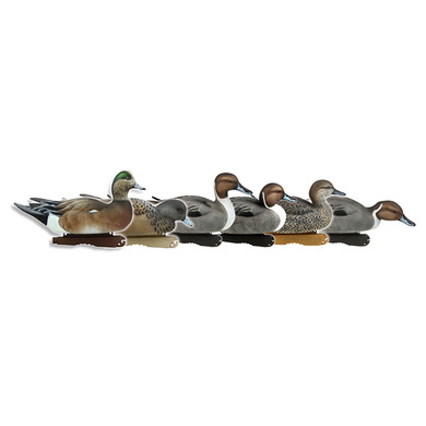Pro-Grade Marsh Duck Decoys, 6 Pack