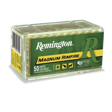 Remington 22 WMR 40 Grain Magnum Rimfire Ammunition Box Image