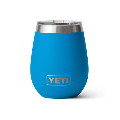 Yeti Rambler 10 oz. Wine Tumbler Image in Big Wave Blue