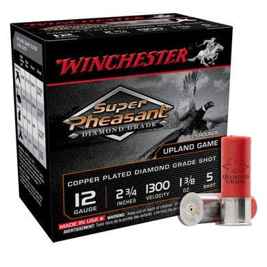 Winchester 12 Gauge 2 3/4" 1 3/8 oz. 1300 FPS Super Pheasant Diamond Grade Shotshells Image