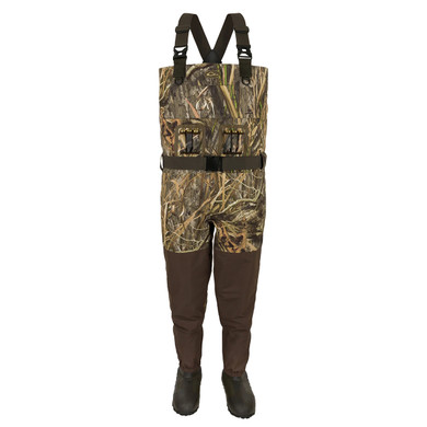 Drake Waterfowl Uninsulated Guardian Elite Vanguard Breathable Waders Image in Mossy Oak Habitat