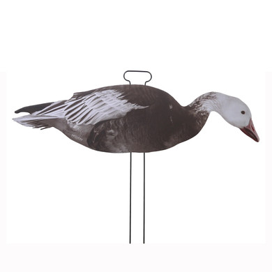 FLATS Snow/Juvie/Blue Goose Standard Silhouette Decoys - 12 Pack