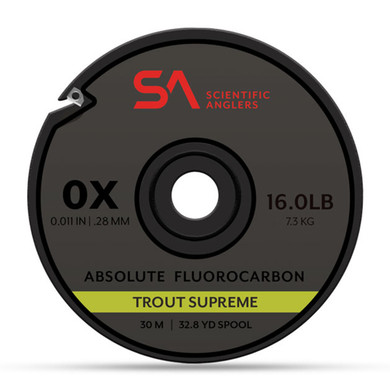 Absolute Fluorocarbon Trout Supreme Tippet 30M