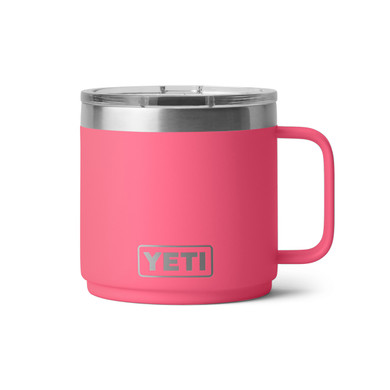 Yeti Rambler 14 oz. Stackable Mug 2.0 with MagSlider in Tropical Pink