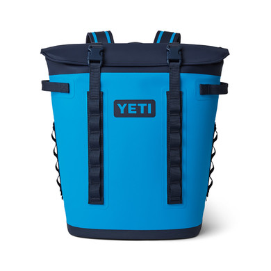Yeti Hopper M20 Backpack Soft Cooler Front Image in Big Wave Blue
