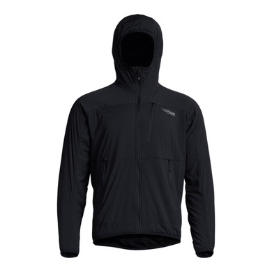 Sitka Ambient 100 Hooded Jacket Image in Sitka Black