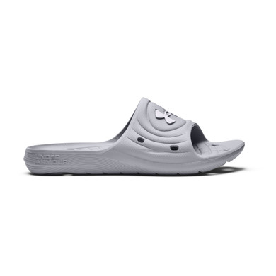 Under Armour Men's Locker IV Slides Image in Mod Gray