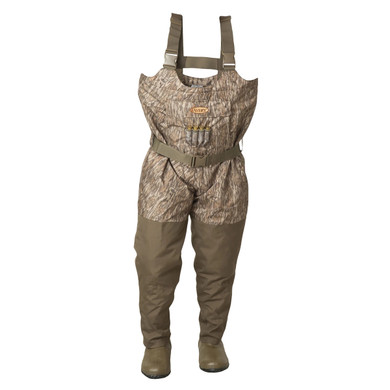 Avery Originals Breathable Uninsulated WC Wader Front Image in Mossy Oak Bottomland