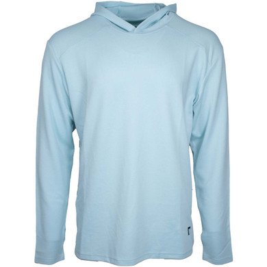 Rogers Men's Avert Lightweight Hoodie with Bug Protection Image in Light Blue