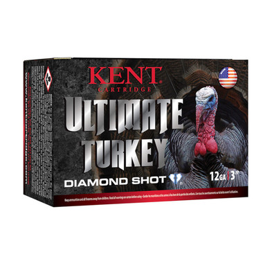 Kent 12 Gauge 3" 1 3/4 oz. 1310 FPS Ultimate Diamond Shot Turkey, Box of 10 Image