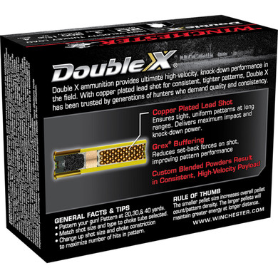 20 Gauge 3" 1 5/16 oz. 1200 FPS Double X High Velocity Turkey Shells, Box of 10