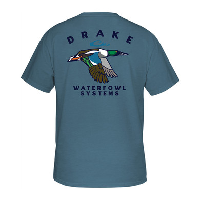 Drake Waterfowl Retro Northern Shoveler Short-Sleeve Tee Image