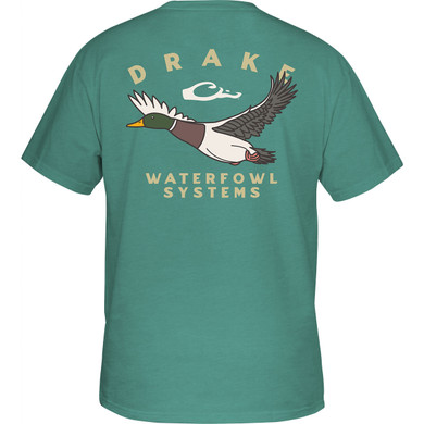 Drake Waterfowl Retro Mallard Short Sleeve Tee Image