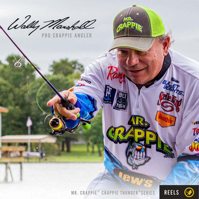 Lews Crappie Thunder Spinning Reels Wally Marshall Image