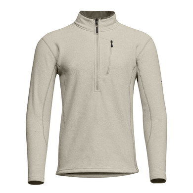 Sitka Snowcrest Half-Zip Fleece Pullover Image in Oak Heather