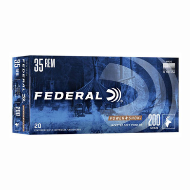 Federal 35 Rem 200 Grain 2080 FPS Power-Shok Rifle Ammunition, Box of 20 Image