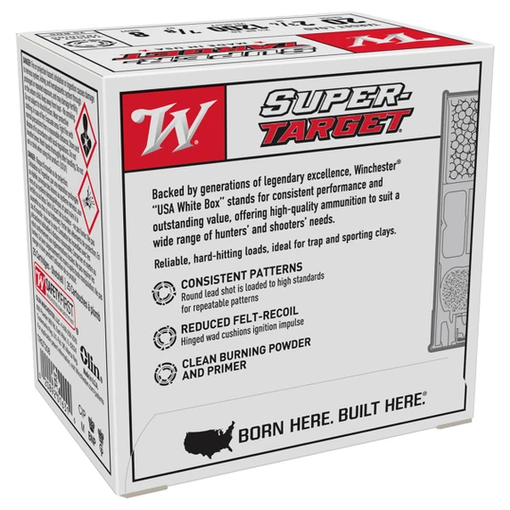 Box image of Winchester 20 Gauge 2 3/4" 7/8oz 1200 FPS Super Target Loads