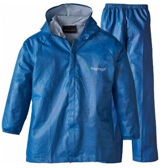 Frogg Toggs Youth Ultra Lite Rain Suit in Blue Image
