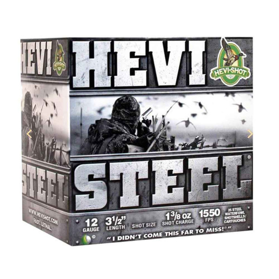 Hevi Steel 12 Gauge 3 1/2", 1 3/8oz, 1550 FPS
