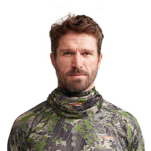 Sitka Core Neck Gaiter Front Model Image