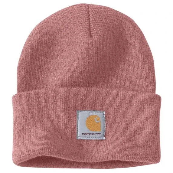 Carhartt Knit Cuffed Beanie Image in Rose Tint