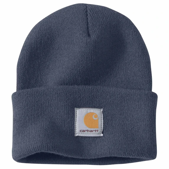 Carhartt Knit Cuffed Beanie Image in Superstorm