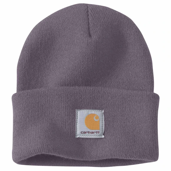 Carhartt Knit Cuffed Beanie Image in Wood Violet
