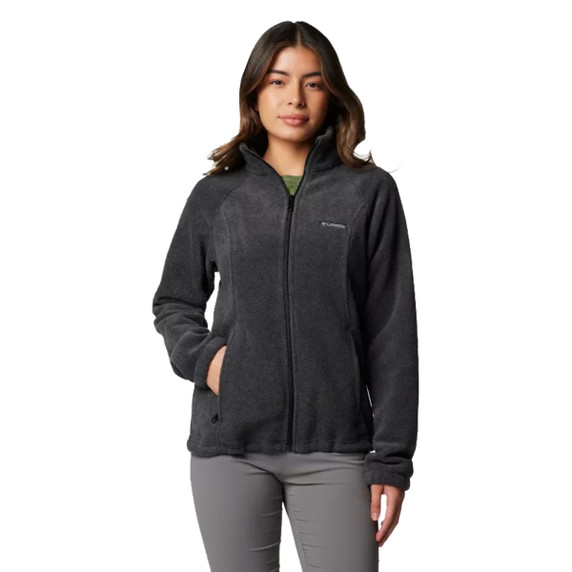 Columbia Women's Benton Springs Full Zip Fleece Jacket image in Charcoal Heather