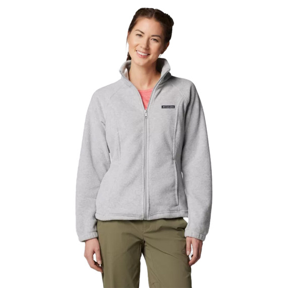 Image of the Columbia Women's Benton Springs Full Zip Fleece Jacket in Cirrus Grey Heather