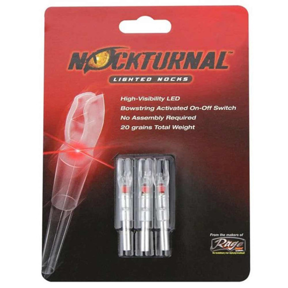 Rage Broadheads Nockturnal Lighted nocks