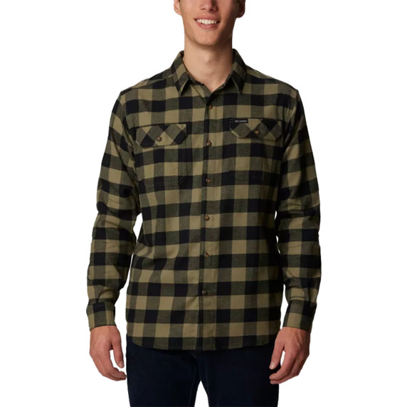 Columbia Flare Gun Stretch Flannel - Stone Green Buffalo