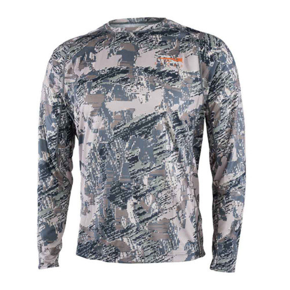 Sitka Core Lightweight Crew Long Sleeve Image in Open Country