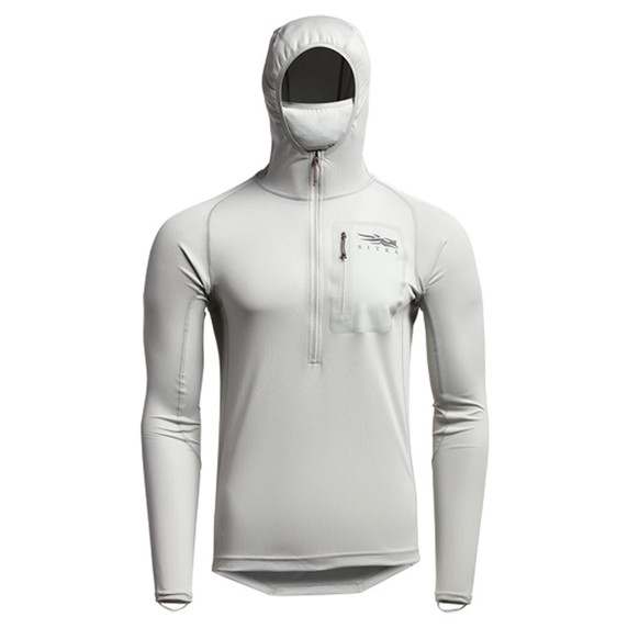 Sitka Core Lightweight Hoodie Image in Aluminum