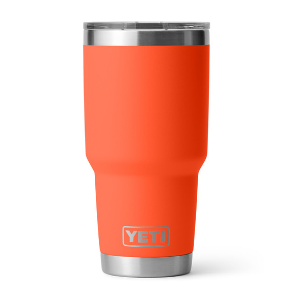 Image of the Yeti Rambler 30 oz. Tumbler with MagSlider Lid in Papaya