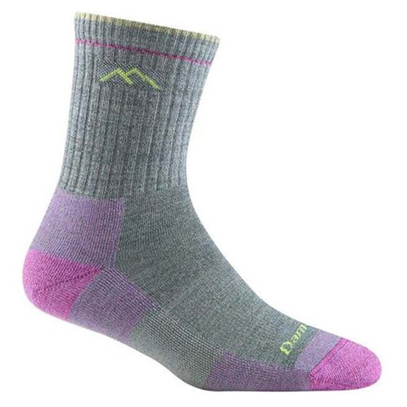 Darn Tough Women's Hiker Micro Crew Cushion Sock, Seafoam Variation