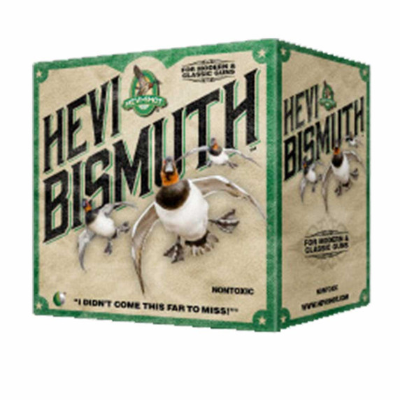 Hevi-Shot 12 Gauge 3 1/2" 1 1/2oz 1300 FPS Hevi Bismuth Box Image