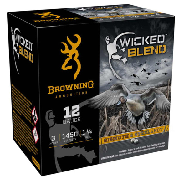 Wicked Blend Waterfowl Loads 12 Gauge 3" 1 1/4oz 1450 FPS
