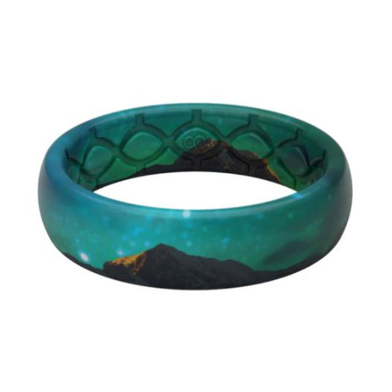 Groove Womens Aspire Ring image in Aurora